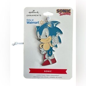 Hallmark: Sonic The Hedgehog 3" Metal‎ Christmas Tree Ornament Holiday 2023